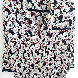 MICKEY INC SILK NIGHT SHIRT